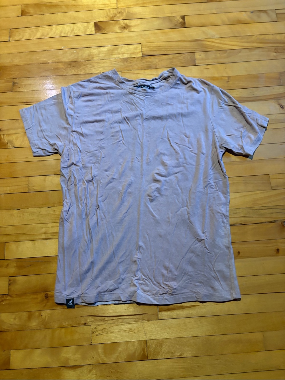 Kangol Men’s Short Sleeve Crew Tee in Light Lavender